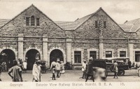 Exterior view. Railway Station. Nairobi B.E.A.