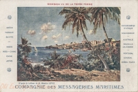 Mombasa vu de la terre ferme (d'après le tableau de Maurice Lévis)
