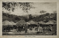 L interno di un villagio indigeno al Kenya