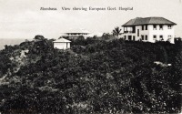 Mombasa. View showing European Gvt. Hospital