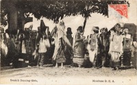 Swahilli Dancing Girls. Mombasa B.E.A.