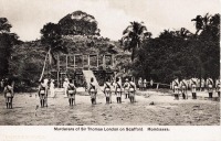 Murderers of Sir Thomas London on scaffold. Mombasa