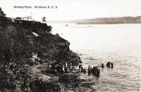Bathing place, Mombasa, B.E.A.