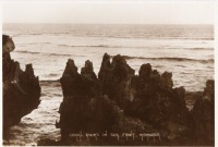 Coral rocks on sea front, Mombasa