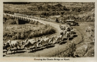 Crossing the Chania Bridge at Nyeri