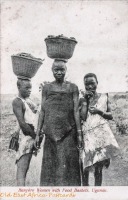 Bunyoro Women with food baskets, Uganda