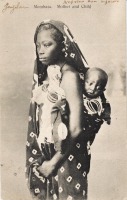 Mombasa. Mother and child