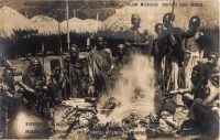 Akikuyu superstitions - Chief Karoli attends a sacrifice