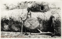 nil (Masai Moran in front of a manyatta)
