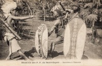 Guerriers à l'exercice