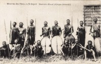 Guerriers Masaï (Afrique Orientale)