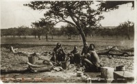 Cooking, Masai women - Kenya