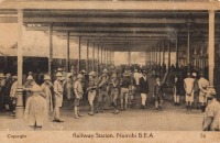 Railway Station. Nairobi B.E.A.