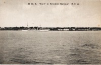 H.M.S. "Fort" in Kilindini Harbour, B.E.A.