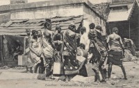 Zanzibar. Watercarriers at Pipes