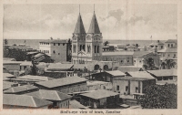 Bird s-eye view of Toawn, Zanzibar