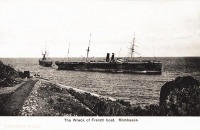 The wreck of French boat, Mombassa