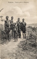 Mombasa. Vanika Girls at Mazeras