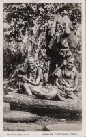 Kikuyus preparing food