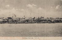 Mombasa from sea B.E.A