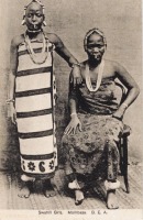 Swahili girls. Mombasa B.E.A.