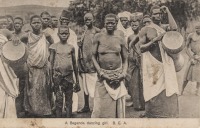 A Baganda dancing Girl. B.E.A.