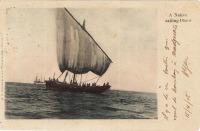 A native sailing Dhow