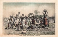 Swahili Women drawing water