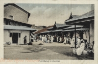 Fruit market in Zanzibar