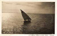 A native dhow on the Lake Victoria