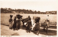 At the Ferry - Mombasa. Kenya Colony