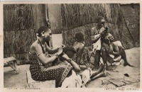 Native hairdressers (British East Africa)