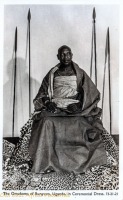 The Omukama of Bunyoro, in ceremonial dress