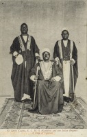 Sir Apolo Kagwa, K.C.M.G. (Katikiro) and two fellow Regents of King of Uganda
