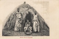 Native hut in Uganda