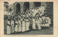 Un jour de baptème au Victoria-Nyanza (Afrique Equatoriale)