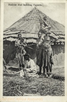 Natives Hut building Uganda