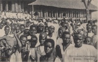 Men leaving Cathedral. Mengo. Uganda