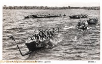 Canoe Racing on Lake Victoria, Entebbe, Uganda