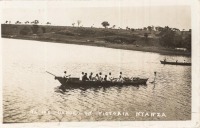 Native canoe on Victoria Nyanza