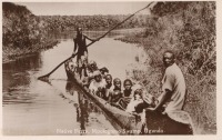 Native Ferry, Mpologomo Swamp, Uganda
