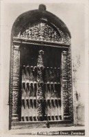 Old Arab Carved Door, Zanzibar