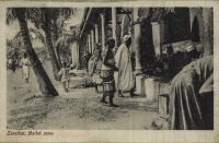 Zanzibar, Market scene