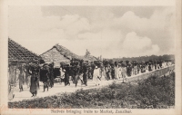 Natives Bringing Fruits to Market, Zanzibar