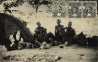 Cocoa-nut Vendors, Zanzibar