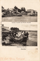 German Consulate and French Hospital + Fishermen with net