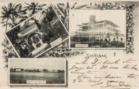 Sultansgarten + Sultanspalast + Ansicht auf Zanzibar
