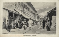 Native Street. Zanzibar