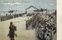 H. H. Guard of honour at the Landing Pier